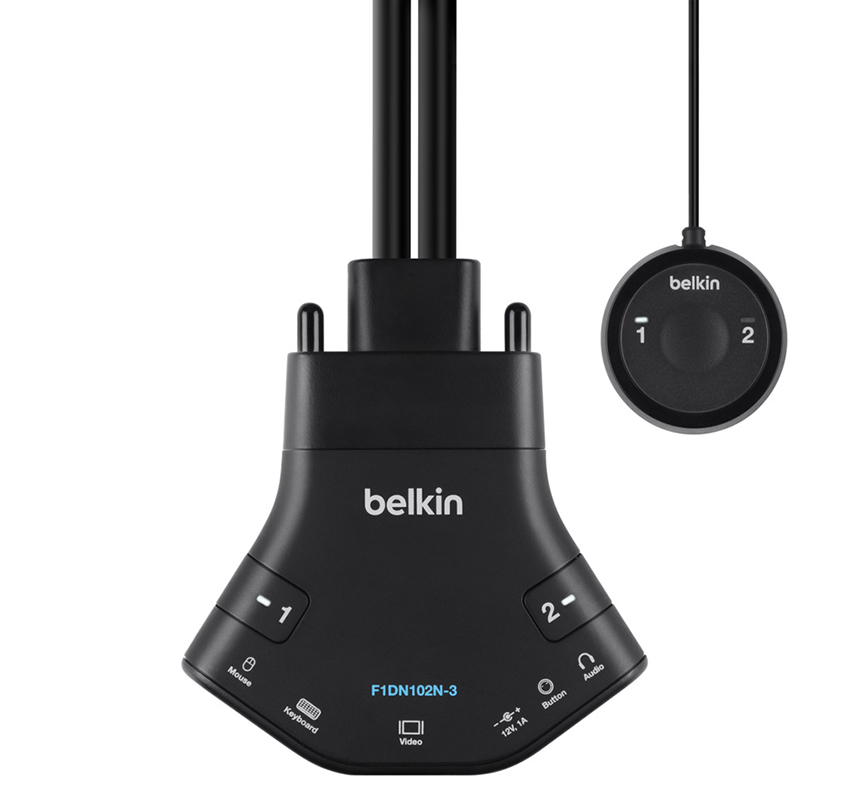 Belkin F1DN102N-3uk 2-Port DisplayPort KVM w/ Remote
